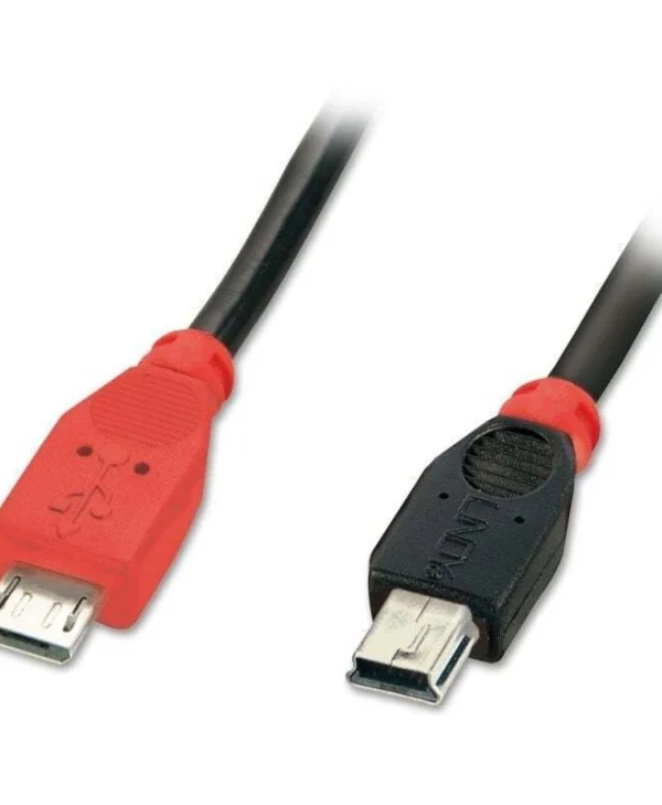 Lindy Regular USB 2.0 to micro USB Cable Μαύρο 1m (31718) 1τμχ