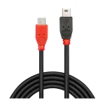 Lindy Regular USB 2.0 to micro USB Cable Μαύρο 1m (31718) 1τμχ - Image 3