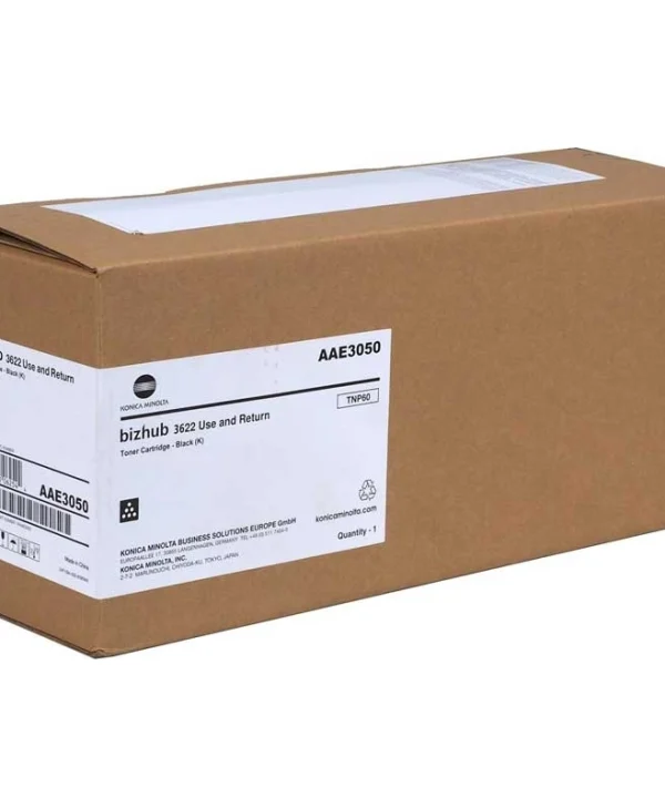 Konica Minolta TNP60 Γνήσιο Toner Laser Εκτυπωτή Μαύρο AAE3050