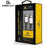 Cablexpert HDMI 2.0 Premium High Speed 4K 60Hz HDR Cable HDMI male - HDMI male 3m Μαύρο CCB-HDMIL-3M - Image 3