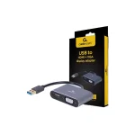 Cablexpert Μετατροπέας USB-A male σε HDMI / VGA female Γκρι 1τμχ A-USB3-HDMIVGA-01 - Image 2