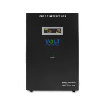 Volt Polska Sinus Inverter Αυτοκινήτου Καθαρού Ημιτόνου 800W για Μετατροπή 12V DC σε 230V AC 3SR800WA55