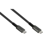 Digitus USB 2.0 Cable USB-C male - USB-C 240W PD Γκρι 1m GM-426146 2240-CCT010A