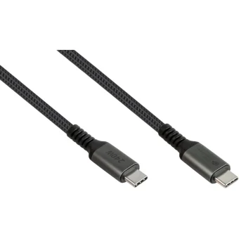 Digitus USB 2.0 Cable USB-C male - USB-C 240W PD Γκρι 1m GM-426146 2240-CCT010A