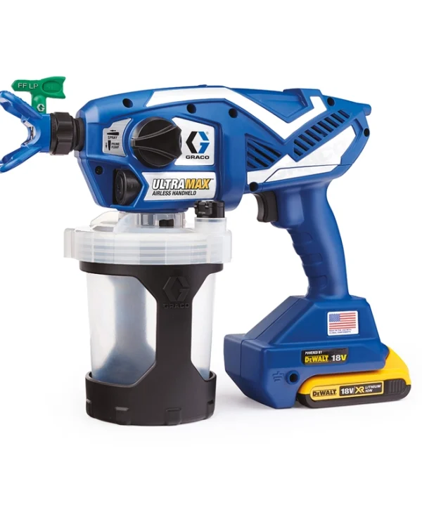 Graco Ultra Max Ηλεκτρικό Πιστόλι Βαφής 18V 2x2Ah με Δοχείο 1lt 17P258