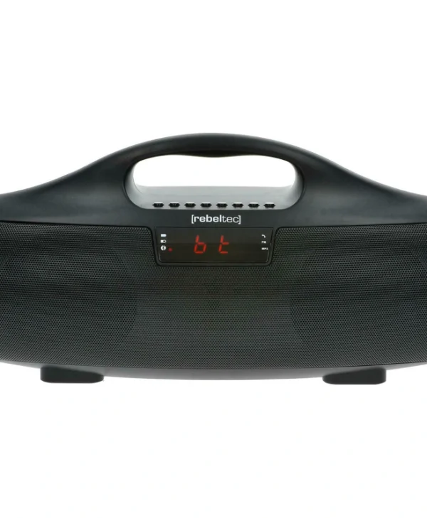 Rebeltec Soundbox 390 Ηχείο Bluetooth 20W με Ραδιόφωνο και Διάρκεια Μπαταρίας έως 12 ώρες Μαύρο RBLGLO00033