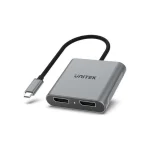Unitek Μετατροπέας USB-C / HDMI / DisplayPort / Thunderbolt / Thunderbolt 3 male σε USB-C / HDMI / DisplayPort / Thunderbolt / Thunderbolt 3 female Μπλε 1τμχ V1404A 51666