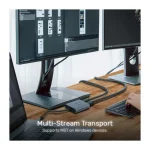 Unitek Μετατροπέας USB-C / HDMI / DisplayPort / Thunderbolt / Thunderbolt 3 male σε USB-C / HDMI / DisplayPort / Thunderbolt / Thunderbolt 3 female Μπλε 1τμχ V1404A 51666 - Image 3