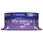 Verbatim Εγγράψιμα DVD+R 8x Dual Layer 8.5GB Cake Box 25τμχ 43757 - Image 2