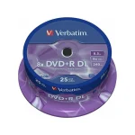 Verbatim Εγγράψιμα DVD+R 8x Dual Layer 8.5GB Cake Box 25τμχ 43757 - Image 3