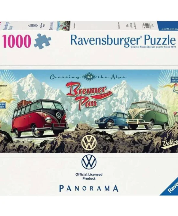 Ravensburger Panorama Puzzle Bulli Over Brenner 1000 Pieces 12000443