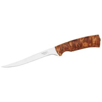 Helle Hunting Μαχαίρι Καφέ σε Θήκη #115
