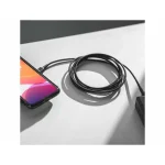 Green Cell PowerStream Braided USB 2.0 Cable USB-C male - USB-C 60W Μαύρο 0.3m KABGC25 KABGC31 - Image 7