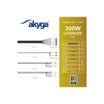 Akyga 300W Μαύρο Τροφοδοτικό Υπολογιστή Full Wired (AK-T1-300) - Image 5