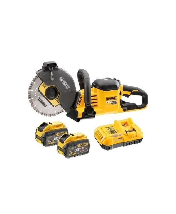 DEWALT Δισκοπρίονο 54V 2x9Ah με Σύστημα Αναρρόφησης BD-DCS691X2