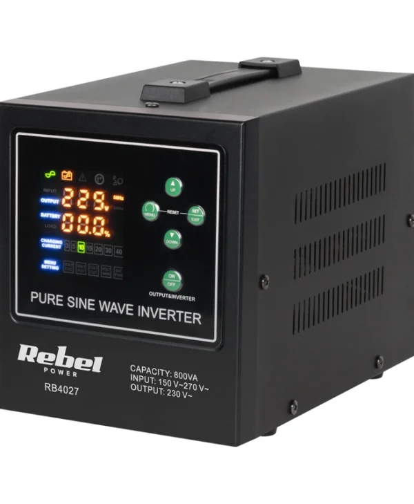 POWER-800-LFP4 Καθαρού Ημιτόνου Inverter Ισχύος 500W με Τάση Εισόδου 12V RB-4027