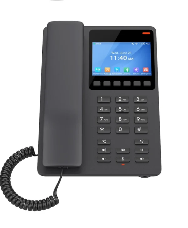 Grandstream Ενσύρματο Τηλέφωνο IP Μαύρο GHP631W