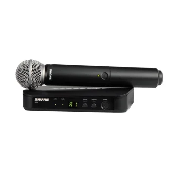 Shure BLX24E/SM58 H8E Σετ Ασύρματο Δυναμικό Μικρόφωνο Χειρός για Φωνητικά 010-04-754