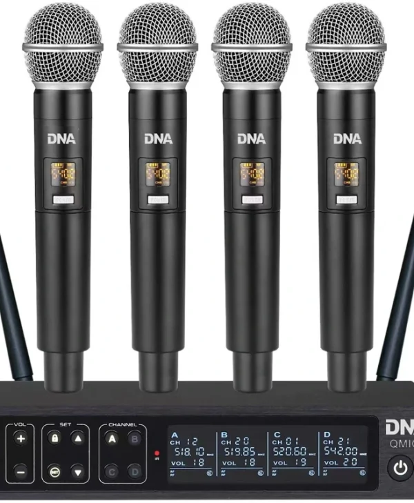DNA QMIC4 Σετ Ασύρματο Δυναμικό Μικρόφωνο Χειρός για Φωνητικά 5908249829282
