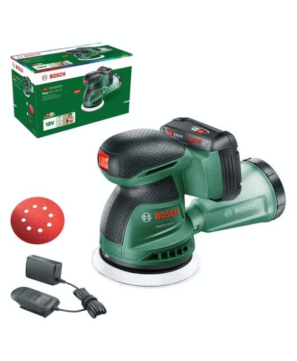 Bosch EasyOrbit 18V-10 Έκκεντρο Τριβείο 125mm Μπαταρίας 18V 1x2Ah με Σύστημα Αναρρόφησης 06033E4002