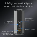 NetGear Nighthawk RS500 Ασύρματο Router Wi‑Fi 7 με 4 Θύρες 2.5 Gigabit RS500-100EUS - Image 6
