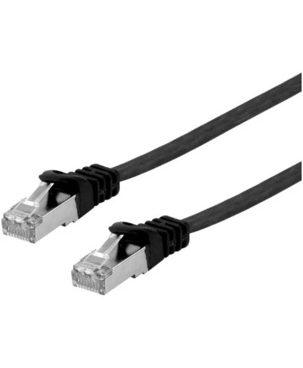 Equip U/FTP (STP) Cat.6a (Gigabit) Καλώδιο Δικτύου Ethernet 5m Μαύρο 607694