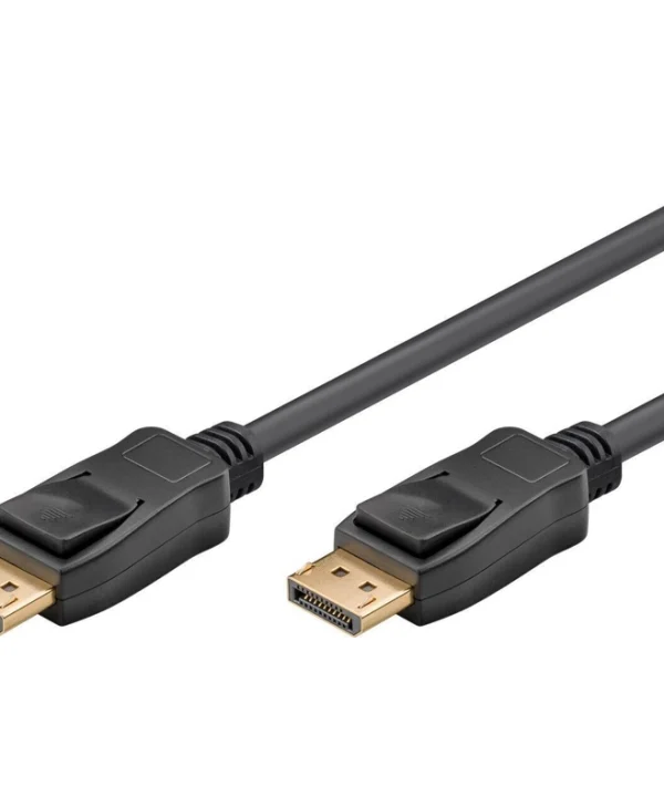 Goobay Cable DisplayPort male - DisplayPort male 2m Μαύρο (74778)