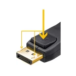 Goobay Cable DisplayPort male - DisplayPort male 2m Μαύρο (74778) - Image 4