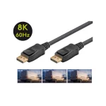 Goobay Cable DisplayPort male - DisplayPort male 2m Μαύρο (74778) - Image 5