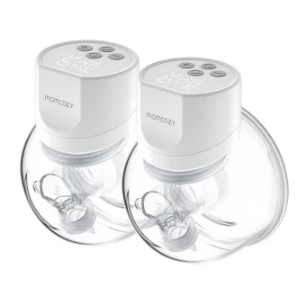 Momcozy S12 Pro Φορητό Διπλό Θήλαστρο Ρεύματος Λευκό 180ml 35486232