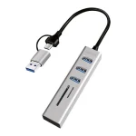 LogiLink Hub 3 Θυρών USB 3.2 με σύνδεση USB-C Γκρι UA0445 - Image 3