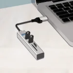 LogiLink Hub 3 Θυρών USB 3.2 με σύνδεση USB-C Γκρι UA0445 - Image 4