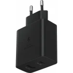 Samsung Φορτιστής Χωρίς Καλώδιο με Θύρα USB-A και Θύρα USB-C 35W Μαύρος (EP-TA220NBEGEU) - Image 2
