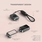 Satechi Θήκη για Σκληρό Δίσκο M.2 SATA III NVME με σύνδεση SATA Thunderbolt Type-C σε Γκρι χρώμα ST-E2230M - Image 6