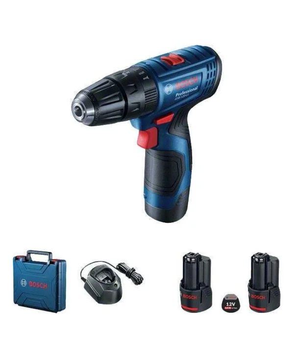 Bosch Δραπανοκατσάβιδο Μπαταρίας 12V 2x2Ah 06019G8100