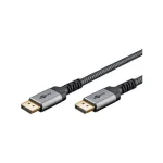Goobay Cable DisplayPort male - DisplayPort male 2m Γκρι (75680) - Image 2