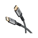 Goobay Cable DisplayPort male - DisplayPort male 2m Γκρι (75680) - Image 3