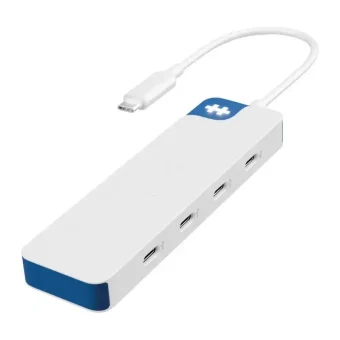 Docking Station Hyper Hyperdrive Flex 4 Port Usb-c Hub Blue HD5201BUGL