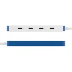 Docking Station Hyper Hyperdrive Flex 4 Port Usb-c Hub Blue HD5201BUGL - Image 3