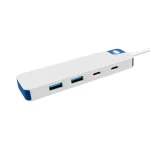 Hyper Hub 4 Θυρών USB 3.0 με σύνδεση USB-A Λευκό HD5200BUGL - Image 3
