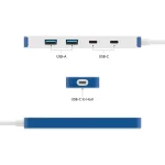 Hyper Hub 4 Θυρών USB 3.0 με σύνδεση USB-A Λευκό HD5200BUGL - Image 4