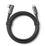 Ugreen US551 Angle (90°) USB 2.0 Cable USB-C male - USB-C 60W PD Μαύρο 5m 90629