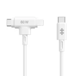 Targus Regular USB to Lightning / Type-C Cable Λευκό 1.5m HJ4010WHGL