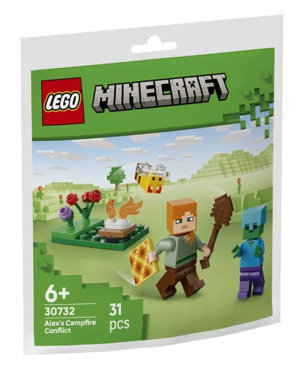LEGO Minecraft Alex's Campfire Conflict για 6+ Ετών 31τμχ 30732