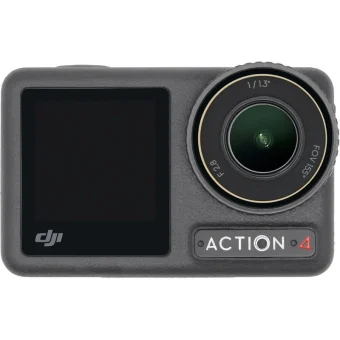 DJI Osmo Action 4 Standard Combo Action Camera 4K Ultra HD Υποβρύχια με Οθόνη Αφής 2.25" και Wi-Fi Μαύρη CP.OS.00000269.04