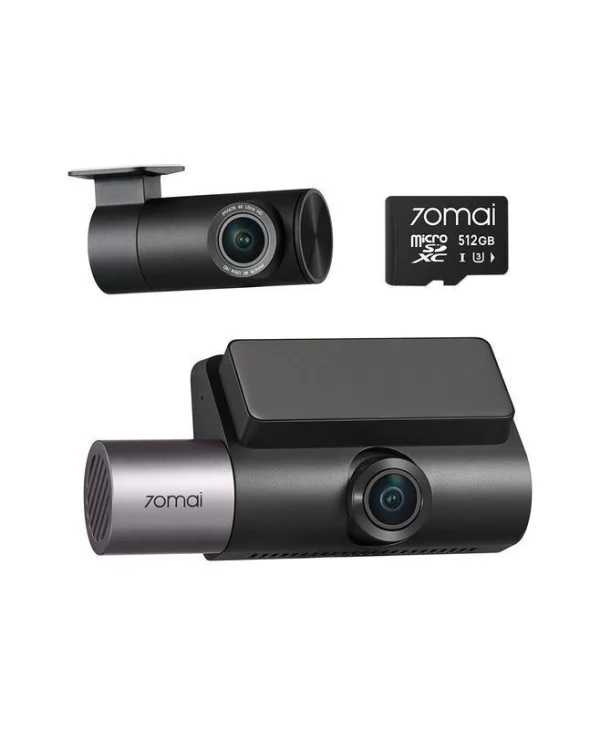 70Mai T800 Σετ Κάμερα DVR Αυτοκινήτου 4K με Οθόνη 3" Wi-Fi, GPS & Κάμερα Οπισθοπορείας T800-41-512