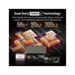 70Mai T800 Σετ Κάμερα DVR Αυτοκινήτου 4K με Οθόνη 3" Wi-Fi, GPS & Κάμερα Οπισθοπορείας T800-41-512 - Image 2