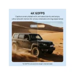 70Mai T800 Σετ Κάμερα DVR Αυτοκινήτου 4K με Οθόνη 3" Wi-Fi, GPS & Κάμερα Οπισθοπορείας T800-41-512 - Image 6