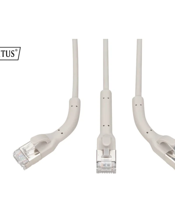 Digitus F/FTP Cat.6a (Gigabit) Καλώδιο Δικτύου Ethernet 0.5m Γκρι DK-1632-A-005B