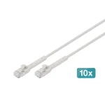 Digitus Direct Attach Copper Cat.6a (Gigabit) Καλώδιο Δικτύου Ethernet 1.5m Γκρι 10τμχ DK-1632-A-015B-10 - Image 2